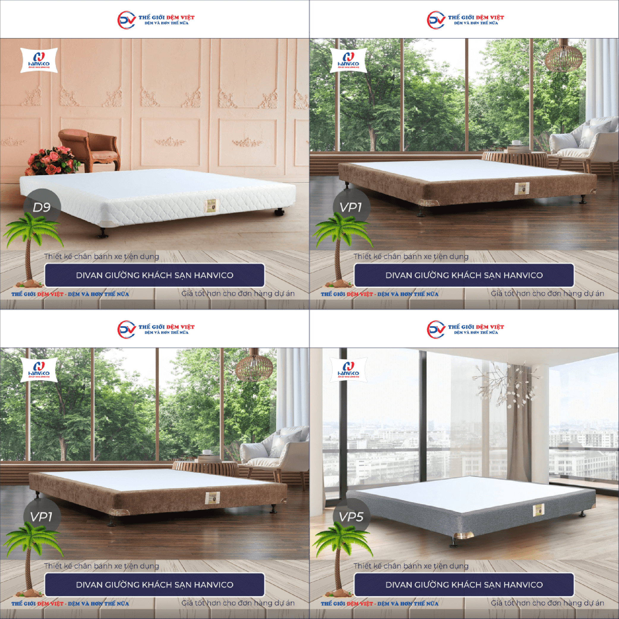 Divan giường khách sạn Hanvico